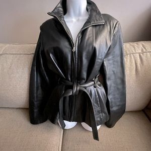 Marc New York black butter leather jacket